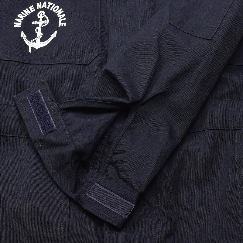 Äkine French Navy Coverall Thermostable Marine Jumpsuit Solid Dark Blue New New