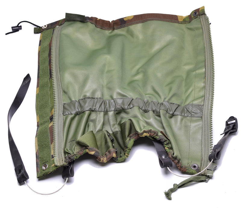 British Army Gaiters med hållbart stålrep dpm skogsmark nytt
