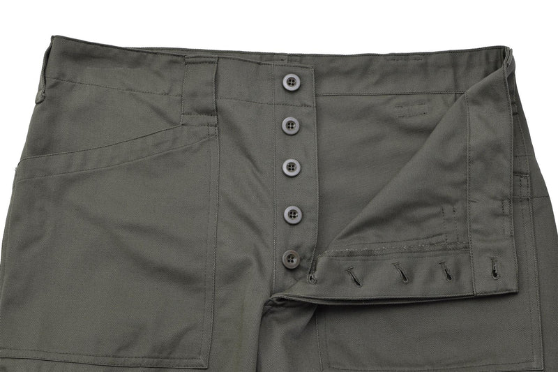 Original Österrikisk militär Anzug 75 lastbyxor Olivarbetstjänstbyxor nya