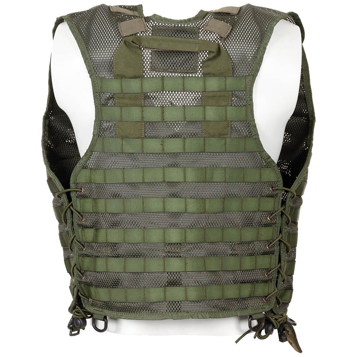 Original holländsk militär modulär stridsväst 10 påsar medföljer DPM Camo