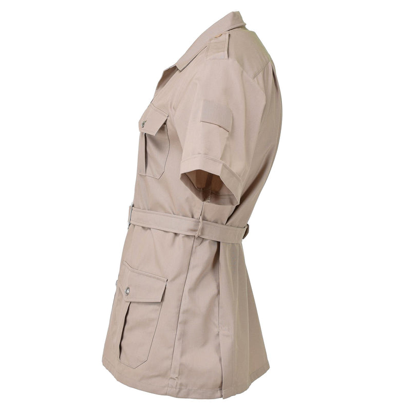 Original French Military Foreign Legion Khaki Dress Shirts Kort ärmar Nya