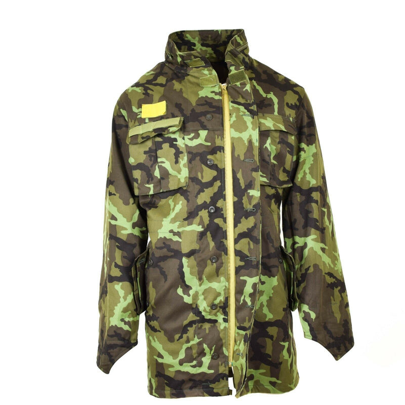 Original tjeckisk armé militär strid CZ 95 Camo Field Jacka Parka Ny