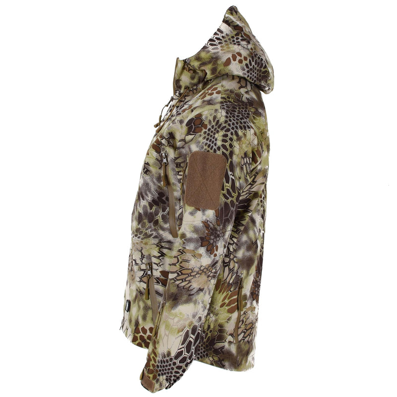 Mil-tec varumärkesjacka hardshell vattentäta män regn redskap mandra® camo herrkläder