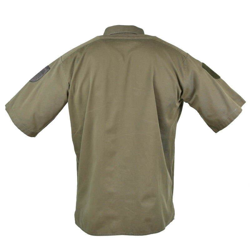 Äkta österrikiska arméskjorta M65 O.D Militär strid Kort ärm Olive BDU
