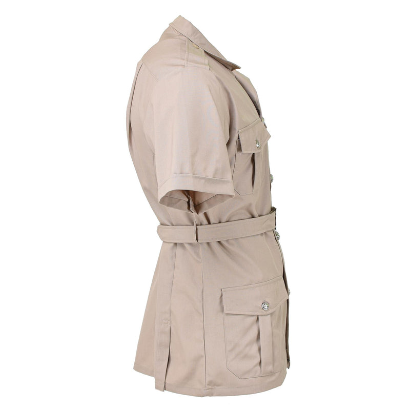 Original French Military Foreign Legion Khaki Dress Shirts Kort ärmar Nya