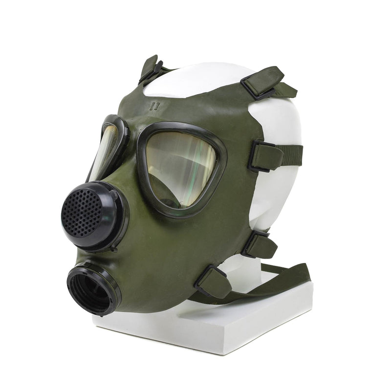 Rumänska M74 Gasmask Full Face NBC Respirator Vintage Olive Military Surplus