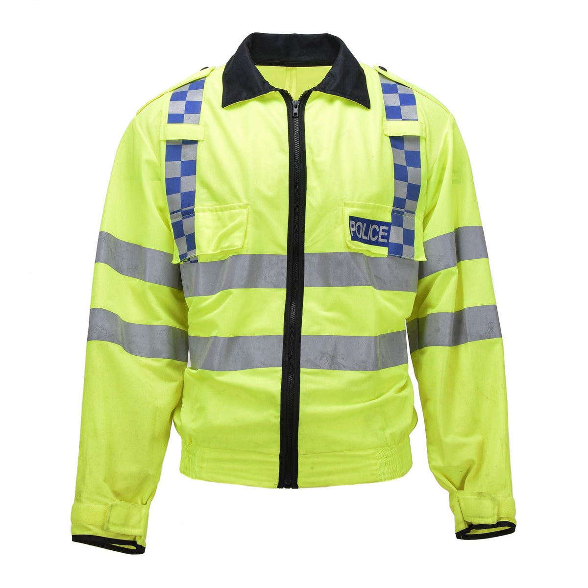 Original Scottish Community Volunteer Hi-Vis Jacka Reflexive Yellow Workwear