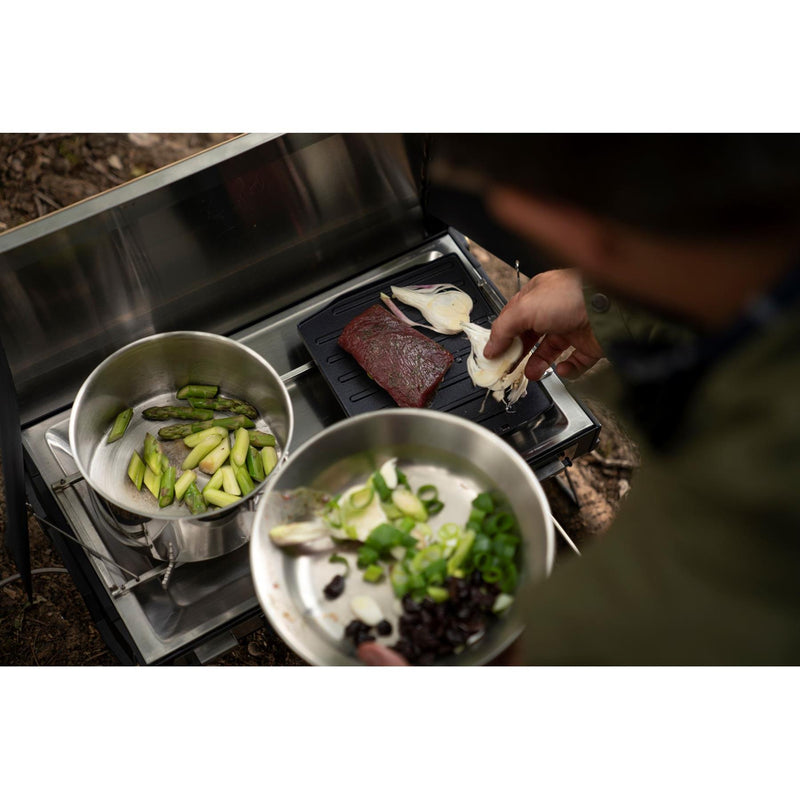 Primus Campfire Griddle Plate Camping vandring spis grill pan keramikbelagd