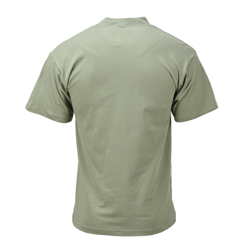 Äkta tjeckiska armé T-shirt Olive Od Green Underwear First Layer Field Shirt Ny