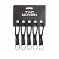 TAC MAVEN 6 mm aluminiumkarbinhakar 5-pack utomhusnyckelklämmor Campingutrustning