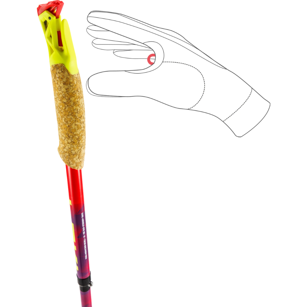 LEKI Ultratrail FX.One Carbon Folding Trail Running Stavar 130 cm Par