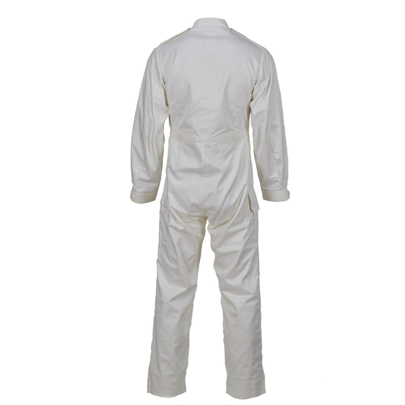 Original British Military White Coveralls Jumpsuit Lightweight Roomy Fit New