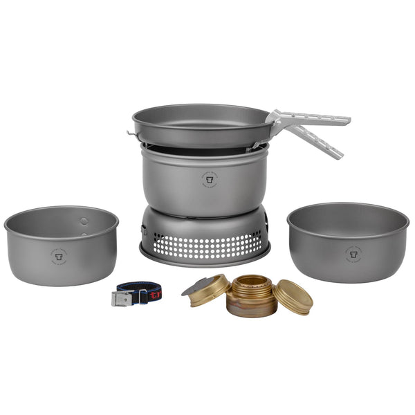 Trangia Fuel Burner Kit spis Set Hard Anodized Aluminium Compact Outdoor Camping