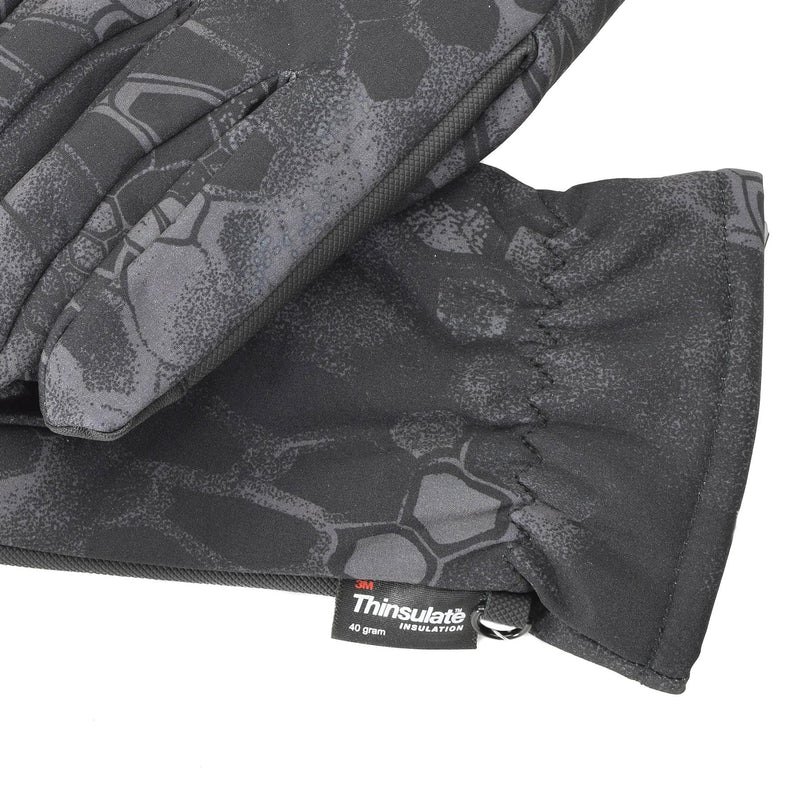 Mil-tec handskar män softshell thinsulate ™ foder mandra camo vinter taktisk redskap