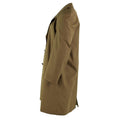 Original holländsk armé formell trenchcoat brun militär överskottsofficersrock NEW