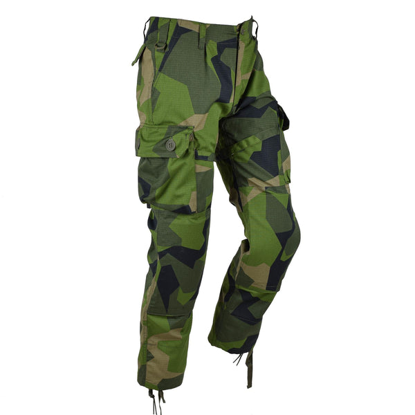 Tacgear Brand Swedish Military Style Combat Pants Splinter Camo Cargo RipStop