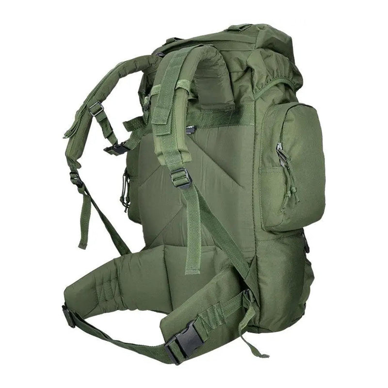 MIL-TEC COMMANDO VILLING RACKPACK 55 LITER Vattentät täckning Grön stor dagsäck