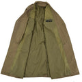 Original holländsk armé formell trenchcoat brun militär överskottsofficersrock NEW
