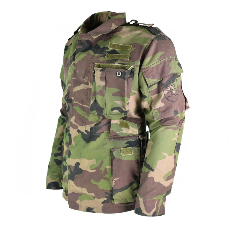 Original vintage Slovakisk arméfältjacka M97 Slovakia Militär strid BDU