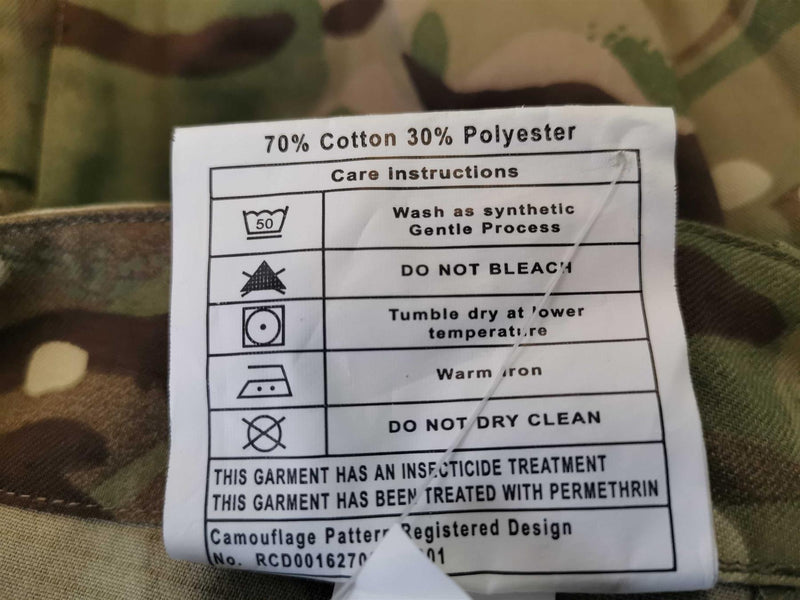 Äkta brittiska armébyxor militär strid mtp last tempererade byxor nya