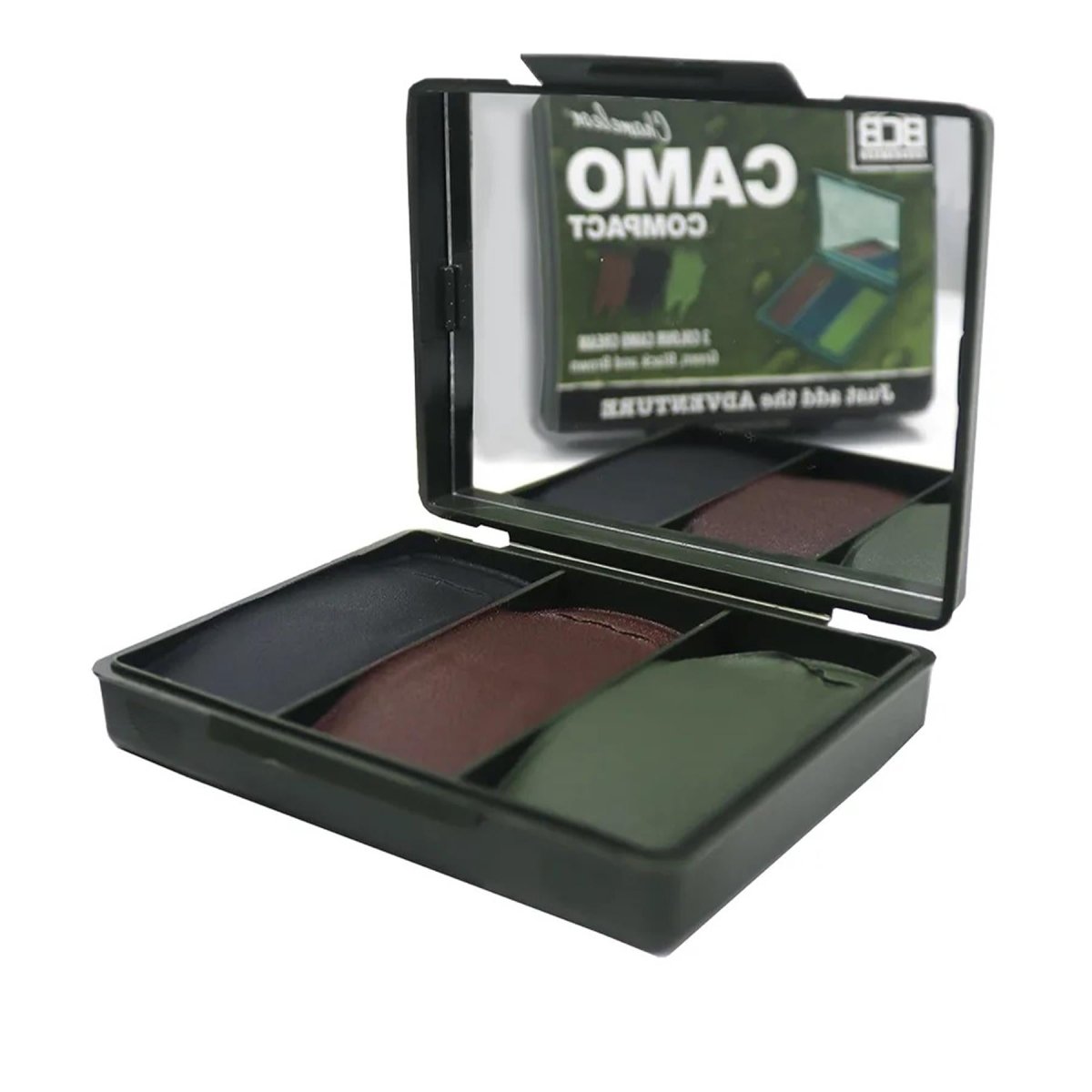 BCB Army Face Camouflage 3 Color Cream Make-Up Paint Compact Size Easy Clean