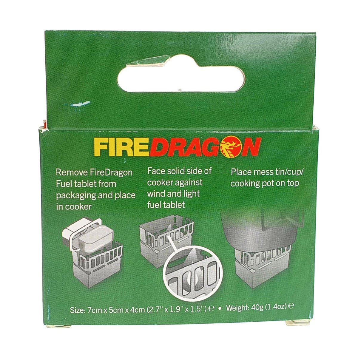 BCB FireDragon Mini Cooker MK2 utomhus robust camping vandringsspis i aluminium