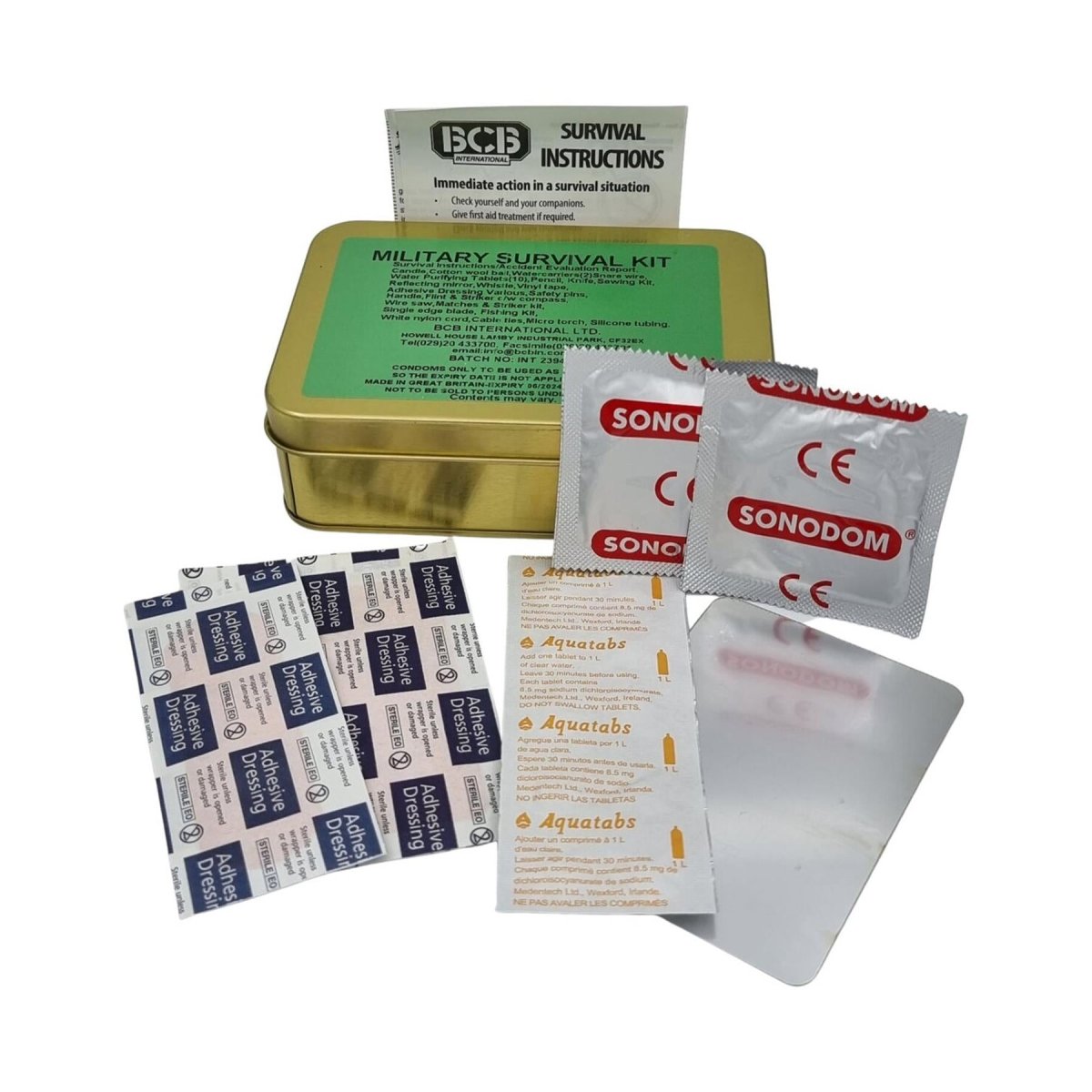 BCB Military Survival Kit Camping Vandring Hunting Emergency Rescue Essentials