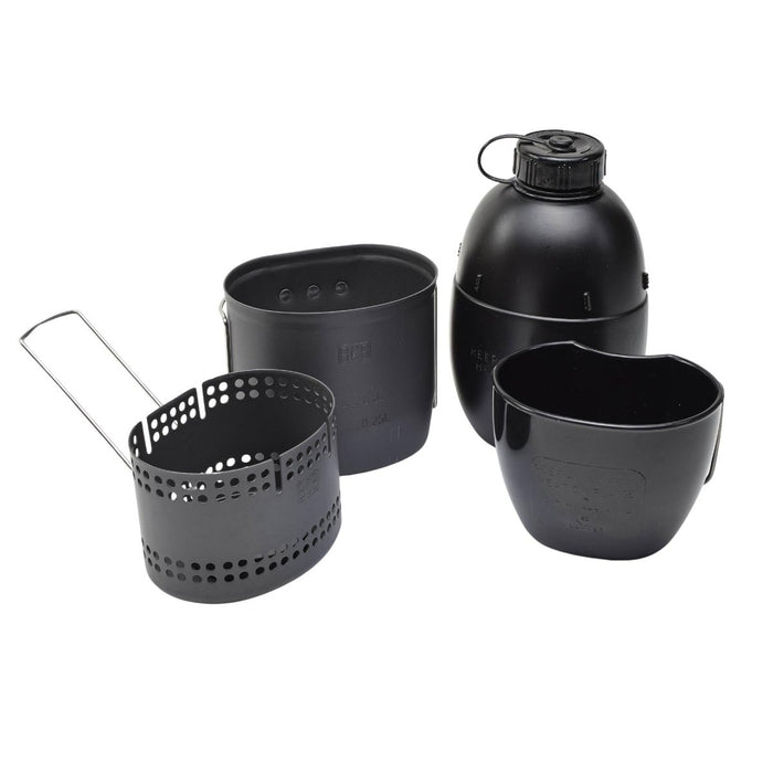 BCB MK2 Crusader 4st matlagningsset aluminium matsal mugg kopp spis kompakt vandring - GoMilitar