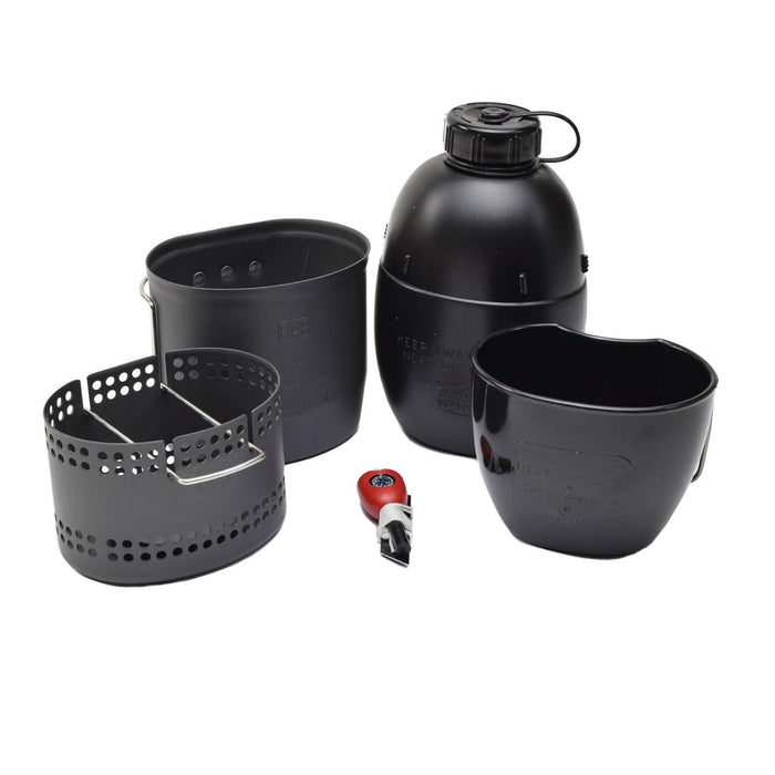BCB MK2 The crusader matlagningsset aluminium spis kompakt lätt 6 delar - GoMilitar