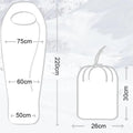 BCB Oren 35 vinter sovsäck för vuxna kallt väder camping utomhus -14°C Orange