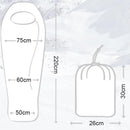 BCB Oren 35 winter sleeping bag adult cold weather camping outdoor -14°C Orange - GoMilitar