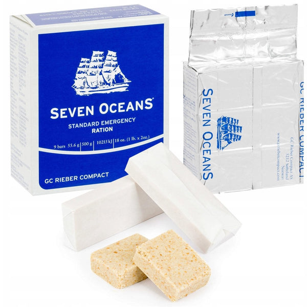 BCB Seven Oceans Biscuit Emergency Food Ration Meal Survival Handing Prepper 2 PCS