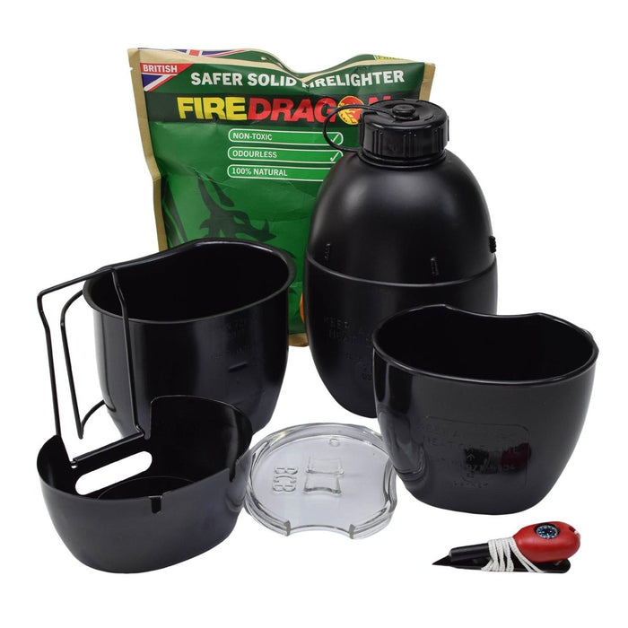 BCB The Crusader matlagningssystem aluminium spis set matsalskopp camping spis - GoMilitar