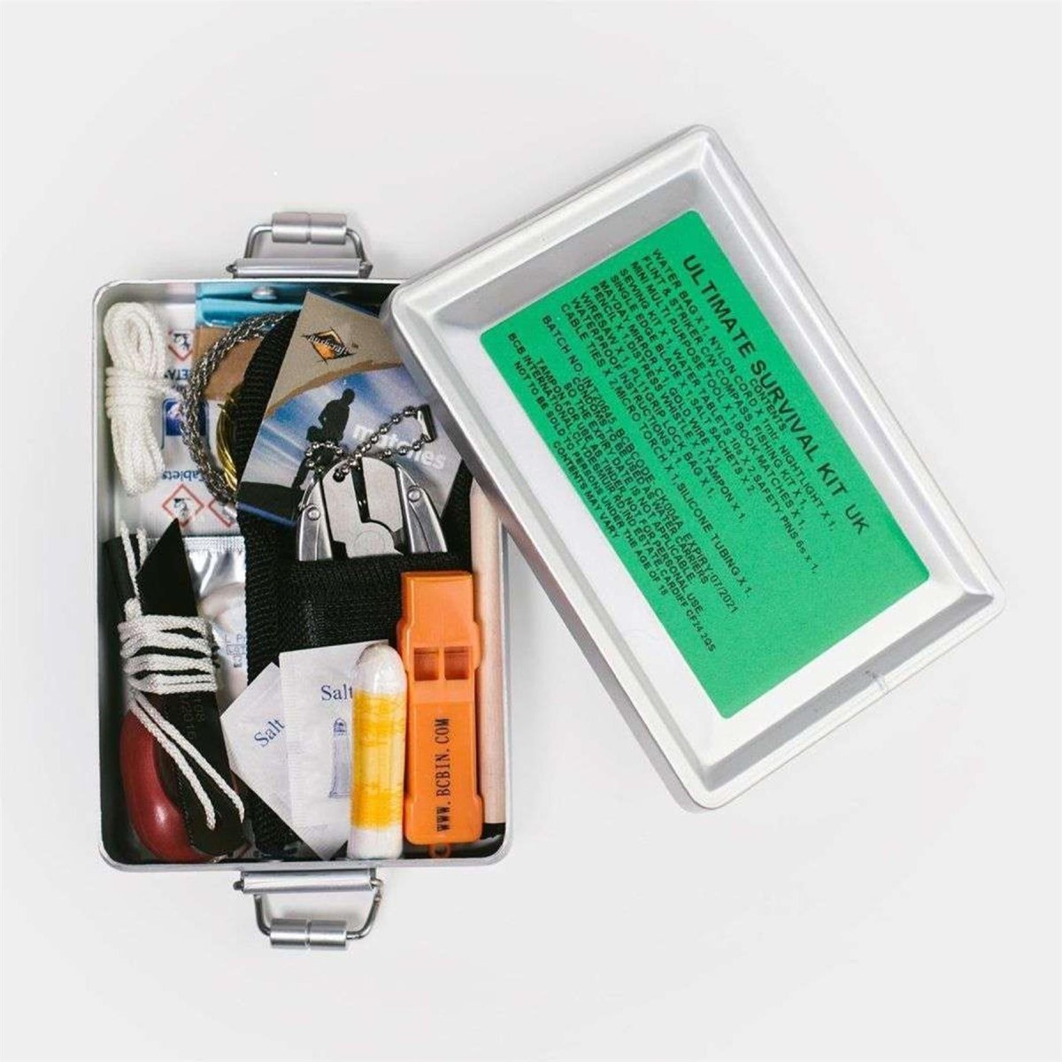 BCB Ultimate Survival Kit Camping vandring utomhus nödsituation med full paket