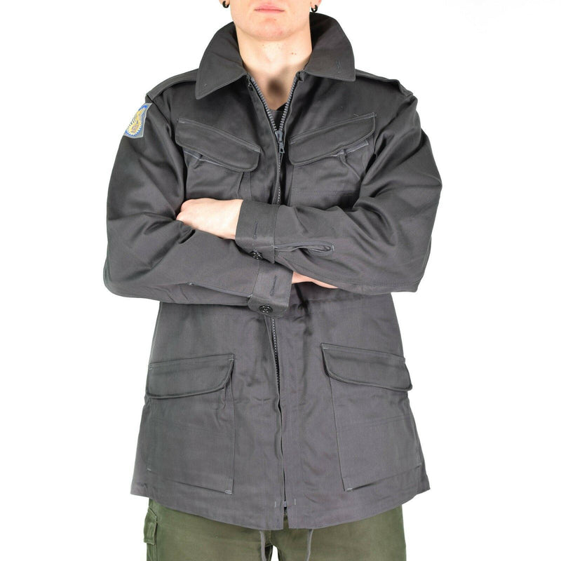 Äkta danska arméstridsjacka M71 Danmark Military Grey Field Surplus New