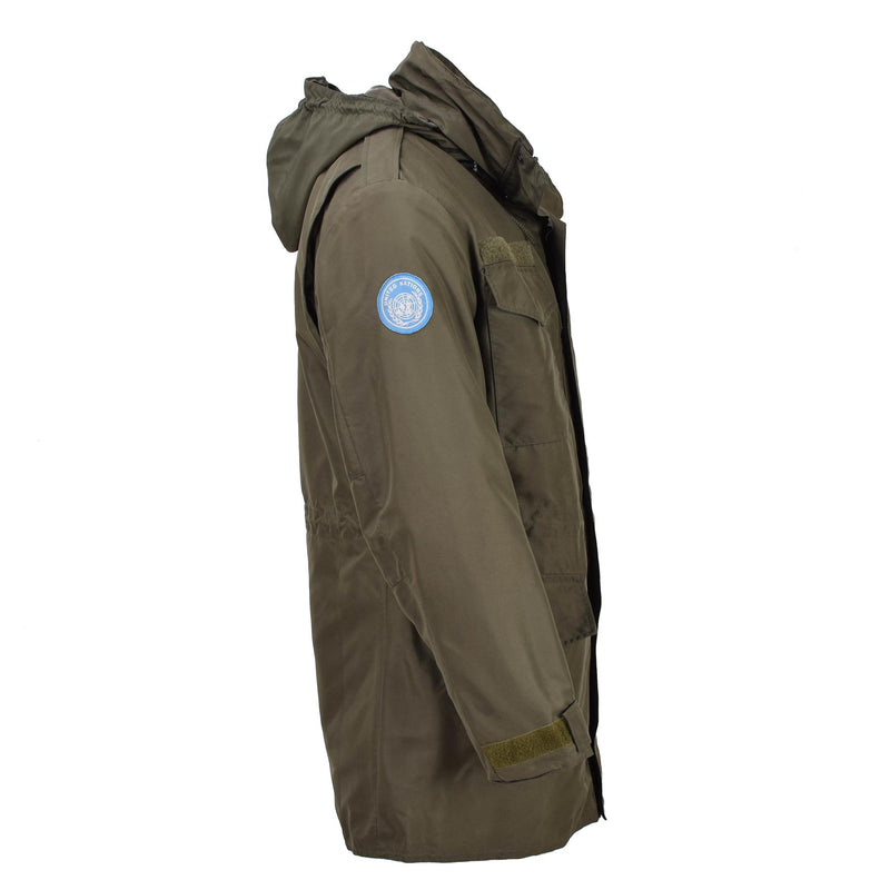 Original Österrikisk militär Gore-Tex Parka W Liner Rain Jacket Casual Formal