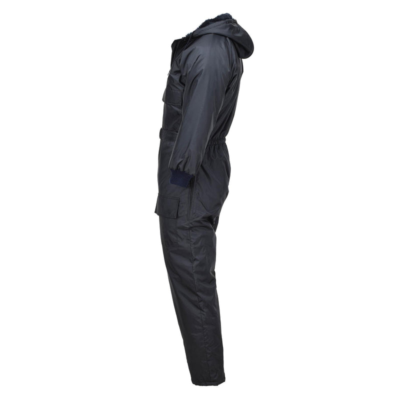 Original Dutch Military Work Coverall Hooded Cold Weather Jumpsuit quiltad foder