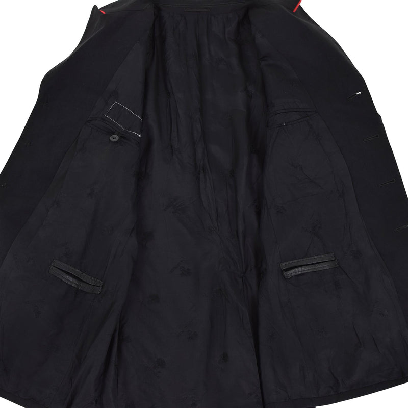 Original italiensk militärpolisjacka officiell officer formell svart uniform