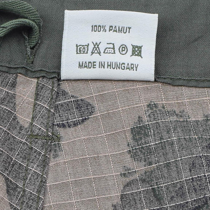 Original ungerska militära sommarfältbyxor M1990 Woodland Camo Ripstop New