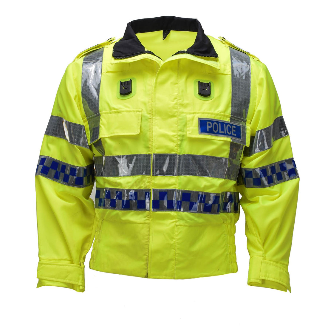 Original Scottish Police High Visibility Reflekterande Uniform Jacket Yellow