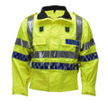 Original Scottish Police High Visibility Reflekterande Uniform Jacket Yellow