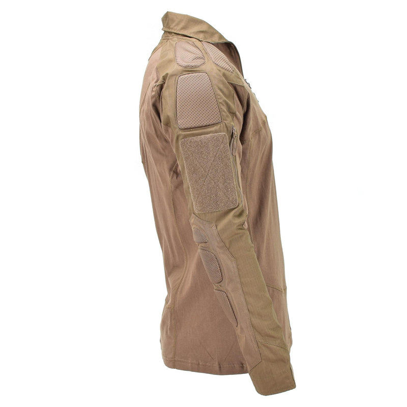Mil-Tech Brand Military Style Troops Combat Shirts Dark Coyote Color BDU