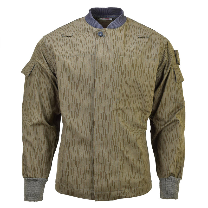 Original tysk militär NVA Strichtarn Camo Jacket Vintage Combat Field Uniform