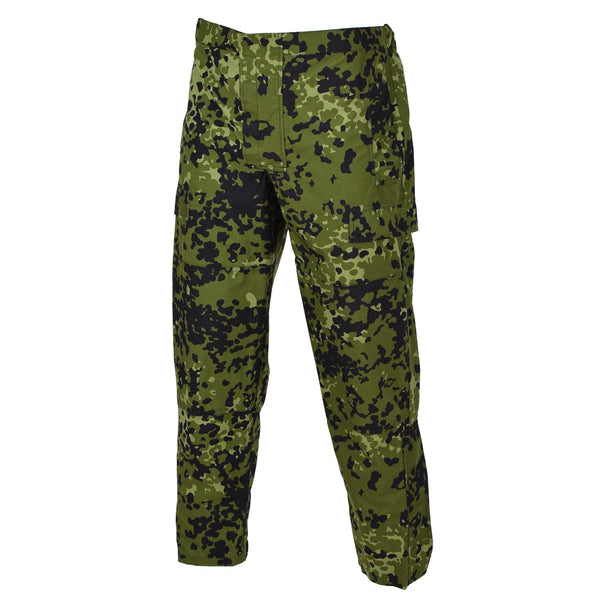Original Danish Army Rain Pants Camo M84 Waterproof Tactical Combat Trouser New