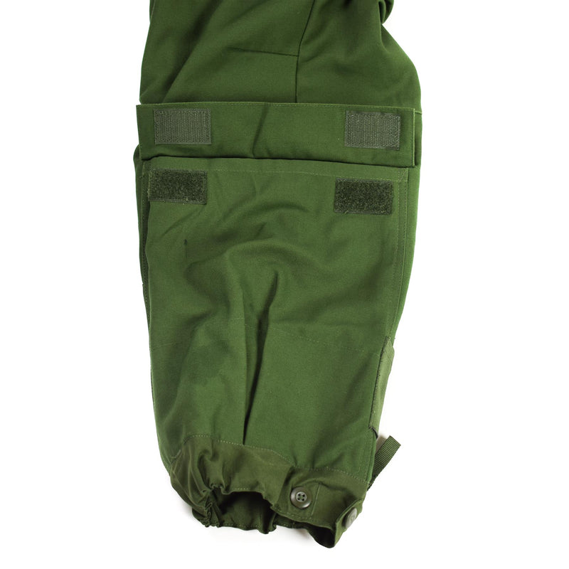 Äkta svenska termiska tankbyxor M90 Olive BDU -byxor med hängslen övergripande nya