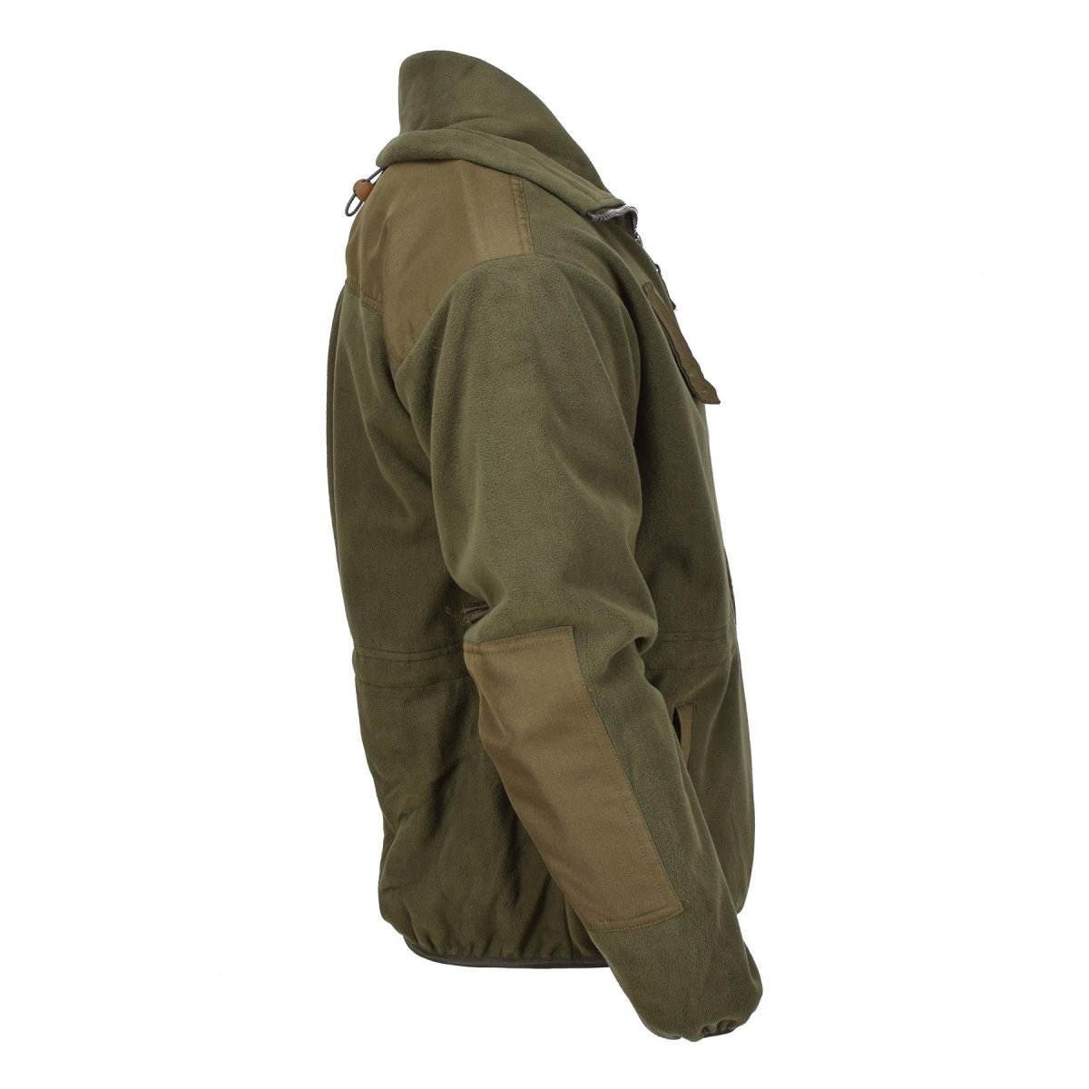 Blochl märke österrikisk militär stil fleece jacka hög hals full zip andas