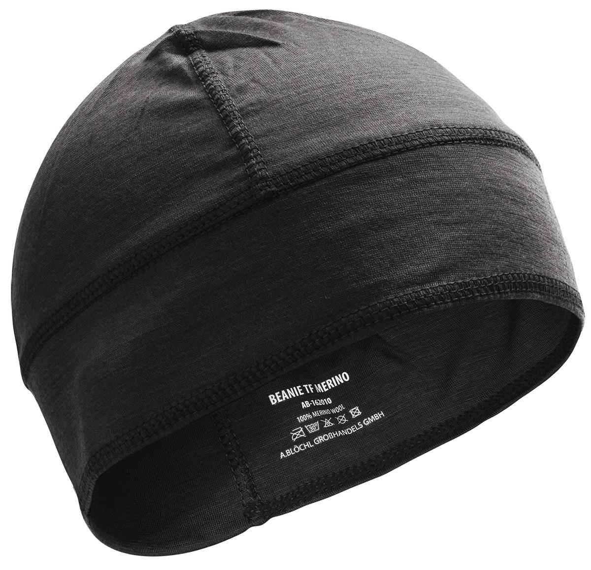 Blochl Brand Military Style Beanie Merino Wool Hateble Watch Hat Black New