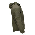 Blochl Brand Military Style Fleece Thermal Jacket huva förstärkt Olive New