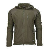 Blochl Brand Military Style Fleece Thermal Jacket huva förstärkt Olive New