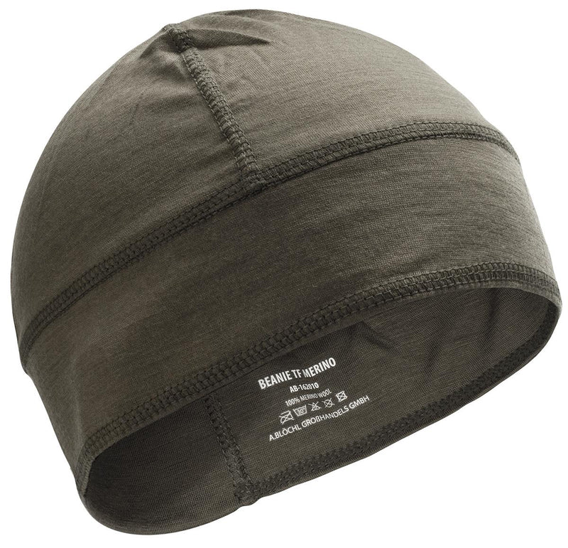 Blochl Brand Military Style Merino Wool beanie Breattable Watch Hat Olive New